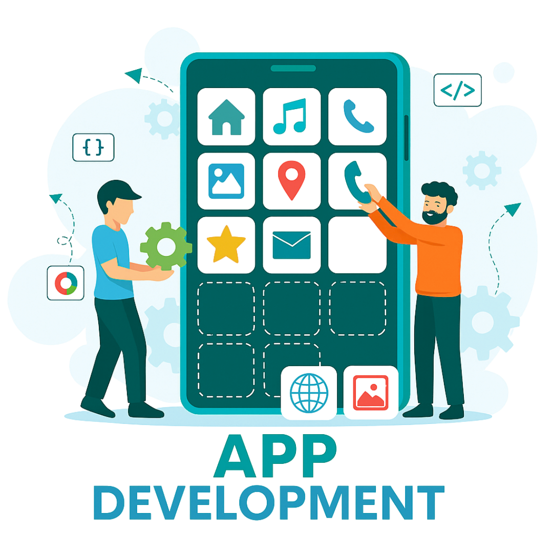 Mobile App Illustration