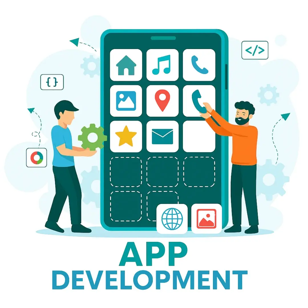 Mobile App Illustration